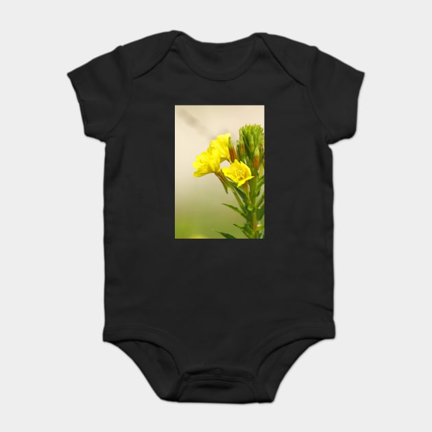Yellow Wildflowers Baby Bodysuit by BirdsnStuff